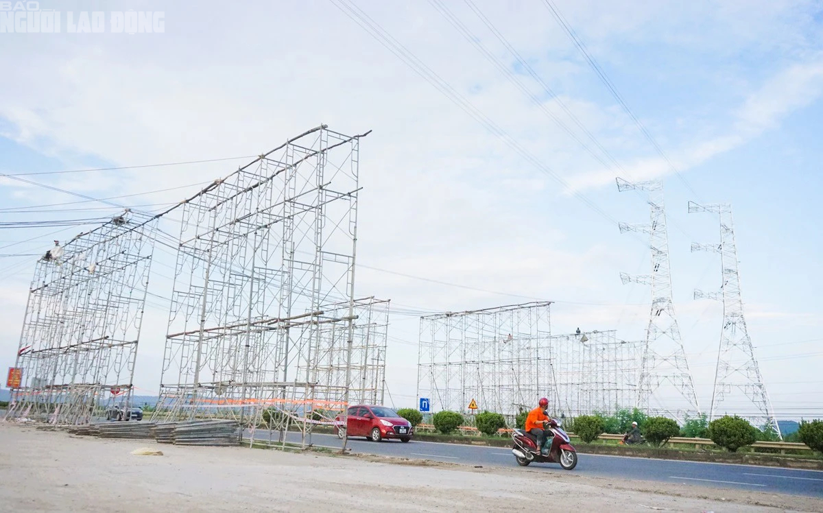 Người lao động đẫm mồ hôi trên công trường đường dây 500 kV- Ảnh 5.