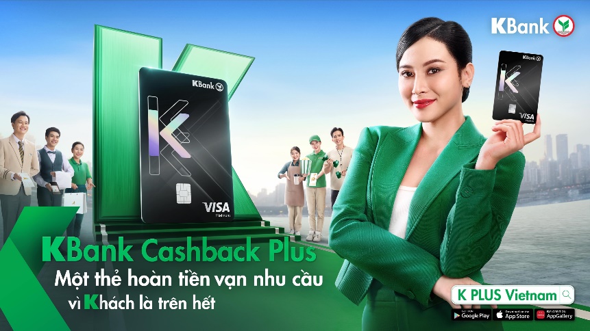 Ngân hàng KBank chính thức ra mắt thẻ tín dụng KBank Cashback Plus hoàn tiền tự động- Ảnh 1.