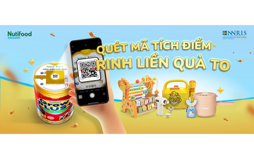 Mua sữa bột của Nutifood để sưu tập bộ quà tặng “siêu tiện lợi”