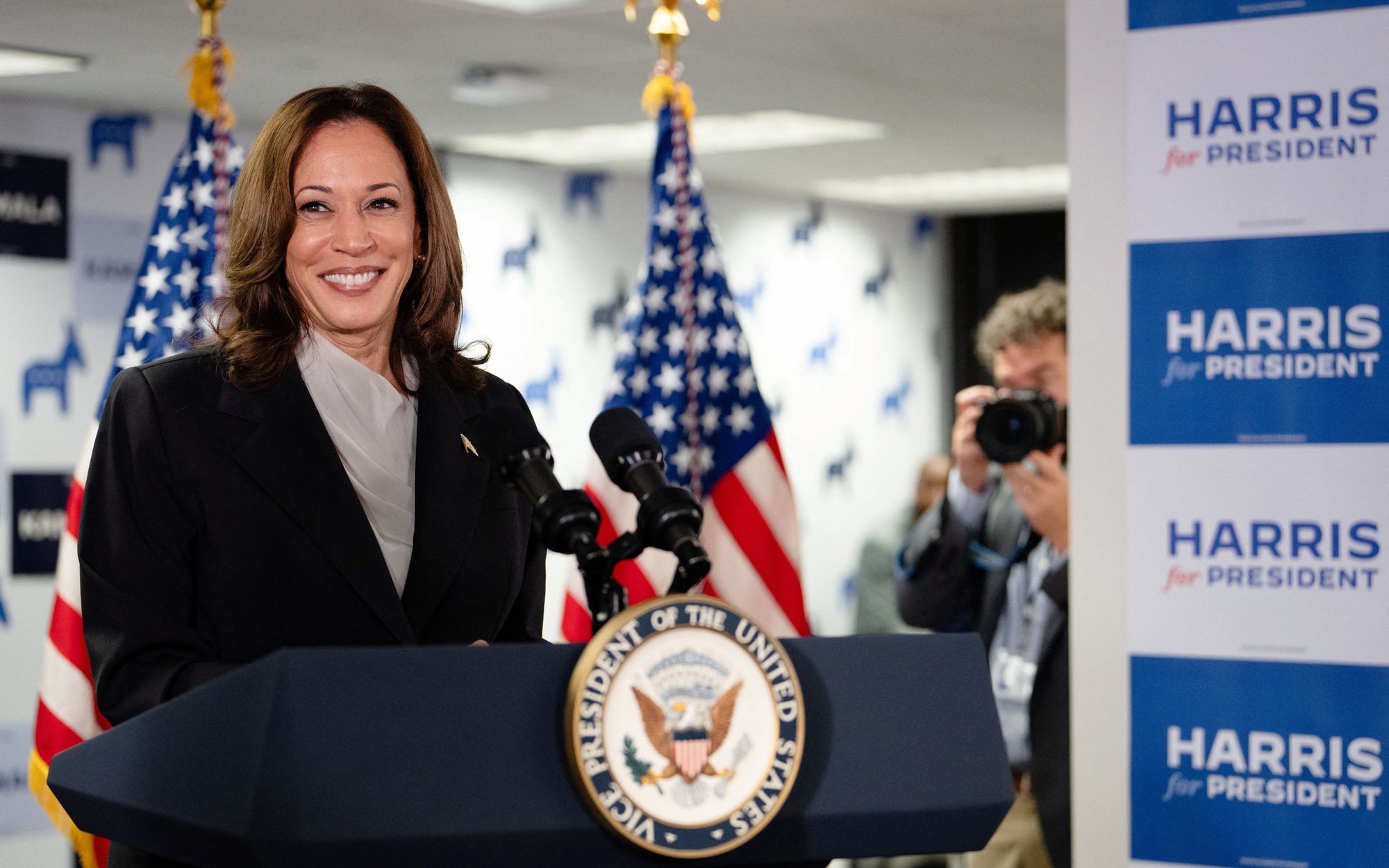 Bà Kamala Harris tiết lộ chiến lược đặc biệt để đối đầu ông Donald Trump