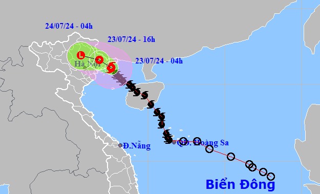 Bão số 2 giật cấp 11 đang áp sát Quảng Ninh - Hải Phòng- Ảnh 1.