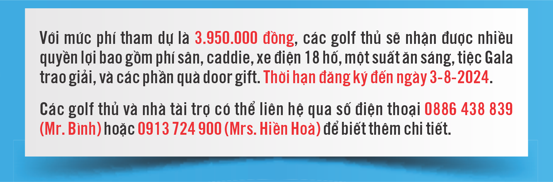 Giải golf "Tôi yêu Việt Nam" lần 2-2024: Hứa hẹn nhiều trải nghiệm thú vị- Ảnh 20.