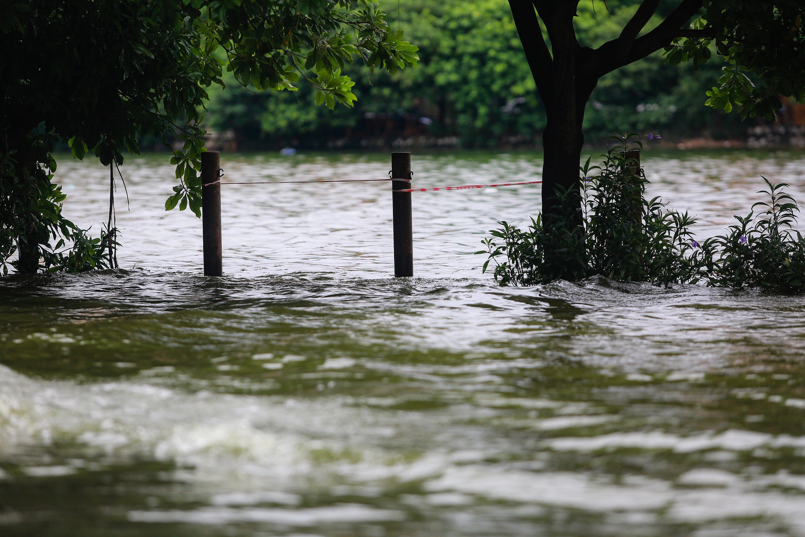 Ngoại thành Hà Nội có nơi ngập sâu, nước mênh mông- Ảnh 4.