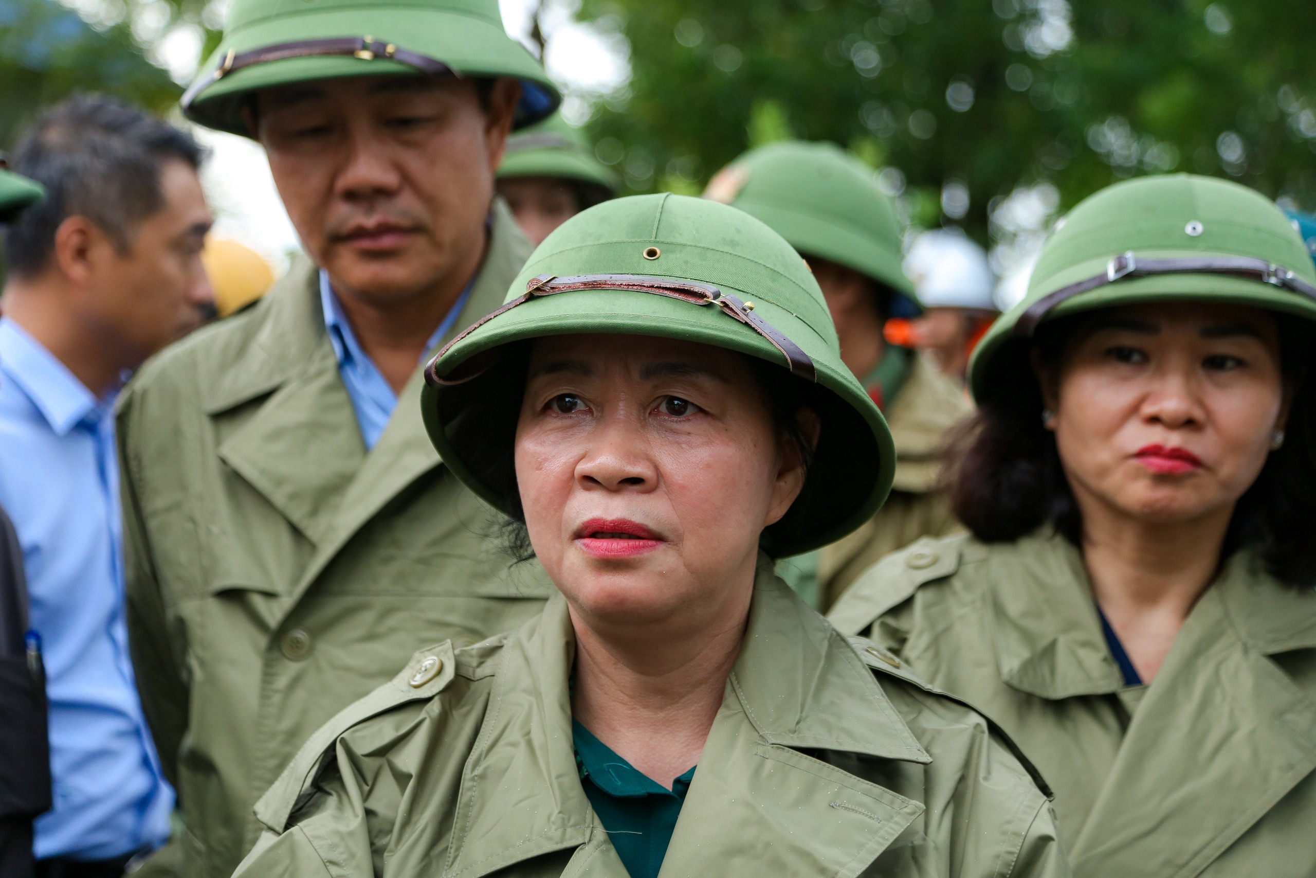 Bí thư Thành ủy Hà Nội thị sát vùng rốn lũ huyện Chương Mỹ- Ảnh 4.