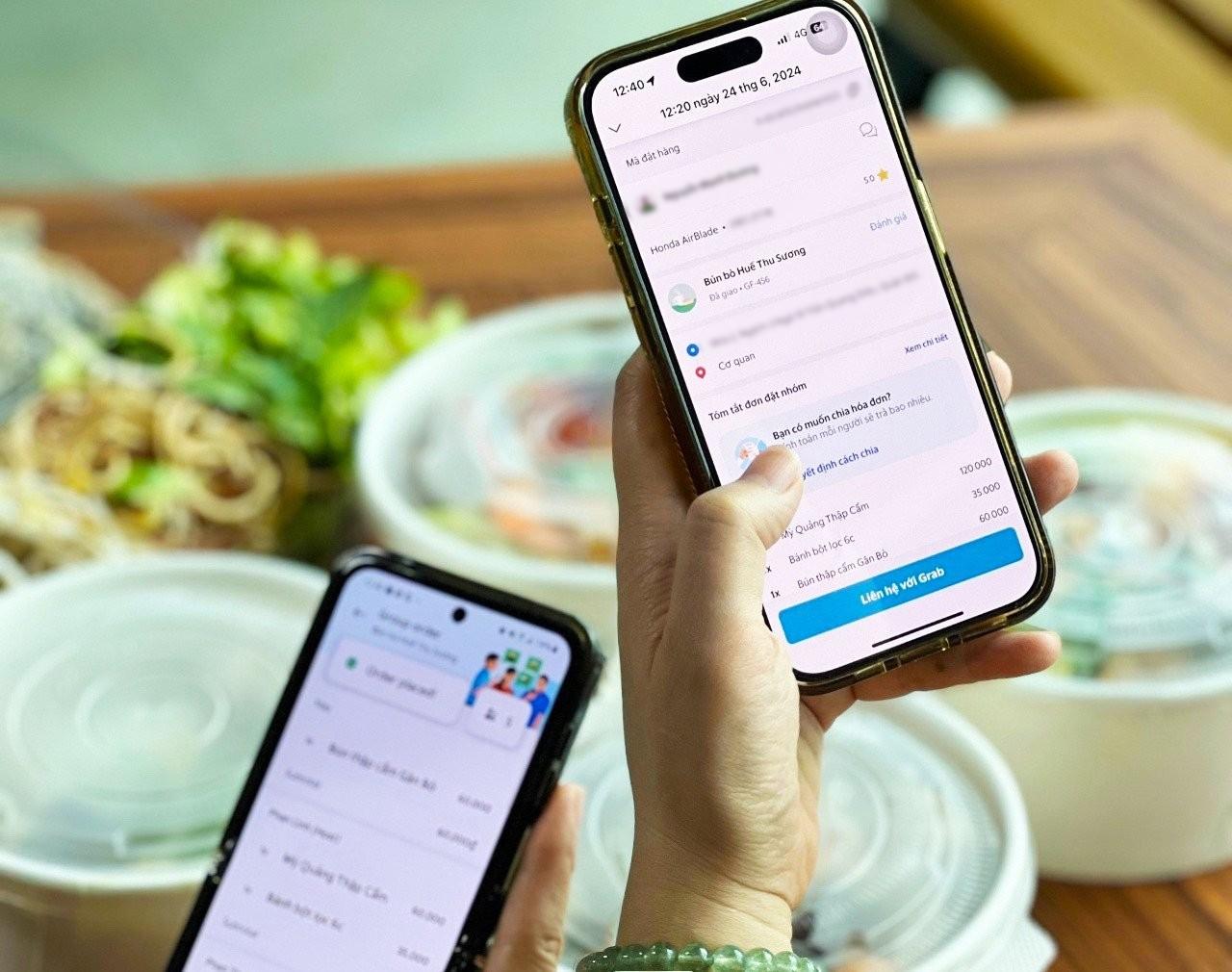 GrabFood cải tiến tính năng Đặt đơn nhóm với công cụ cho phép người dùng thanh toán trực tiếp trên hóa đơn đã được chia- Ảnh 1.