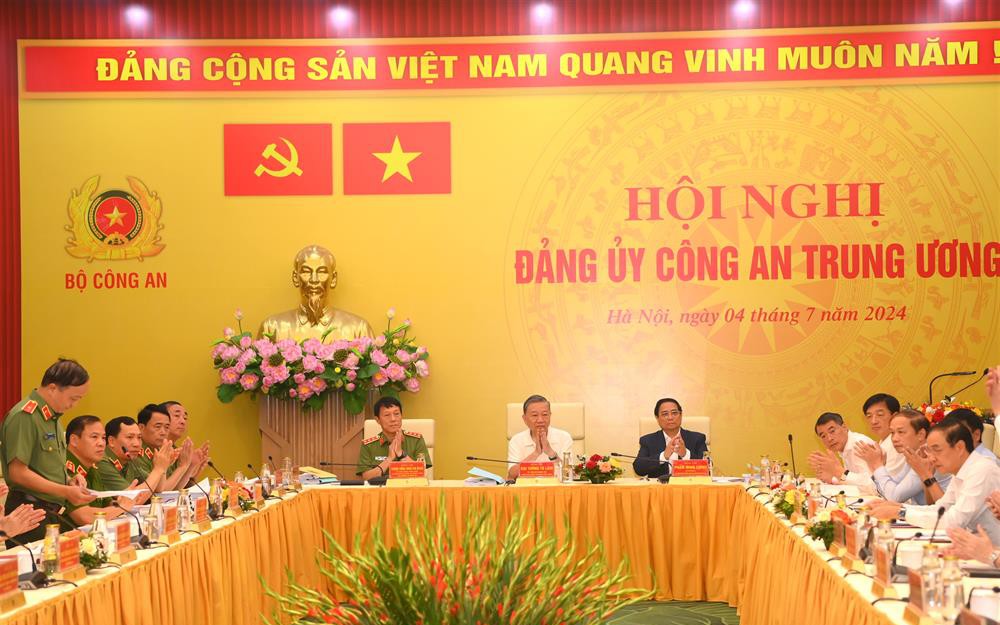 Chủ tịch nước Tô Lâm dự Hội nghị Đảng ủy Công an Trung ương