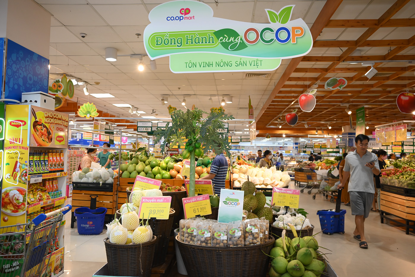 Sản phẩm OCOP được ưu tiên vị trí đẹp mắt trong siêu thị