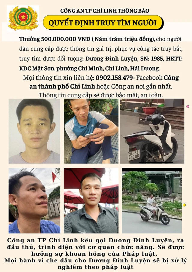 Vụ treo thưởng 500 triệu đồng cung cấp thông tin kẻ giết người: Bắt nghi phạm sát hại 2 mẹ con- Ảnh 1.