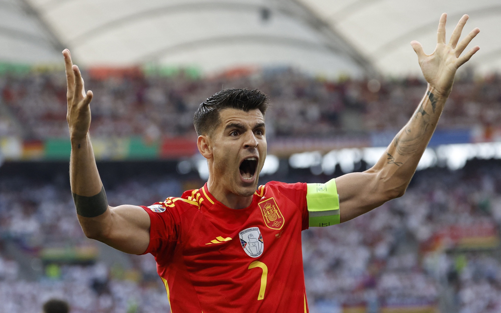 Euro 2024: Morata không bị treo giò nhưng dọa rời tuyển Tây Ban Nha