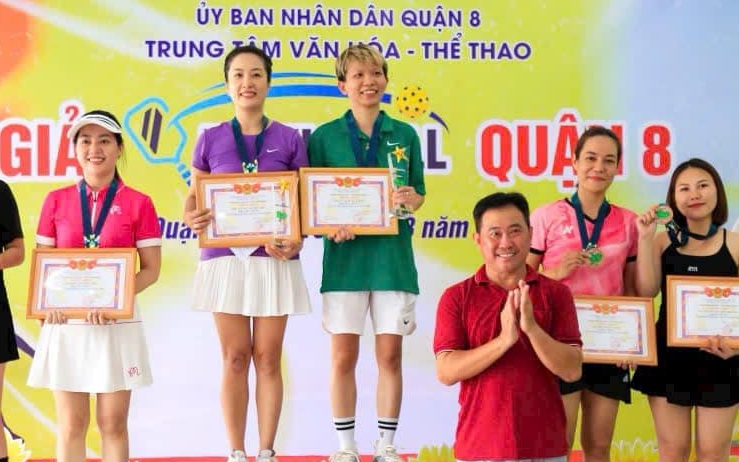 Quận 8 đồng hành với phong trào Pickleball của TP HCM và cả nước