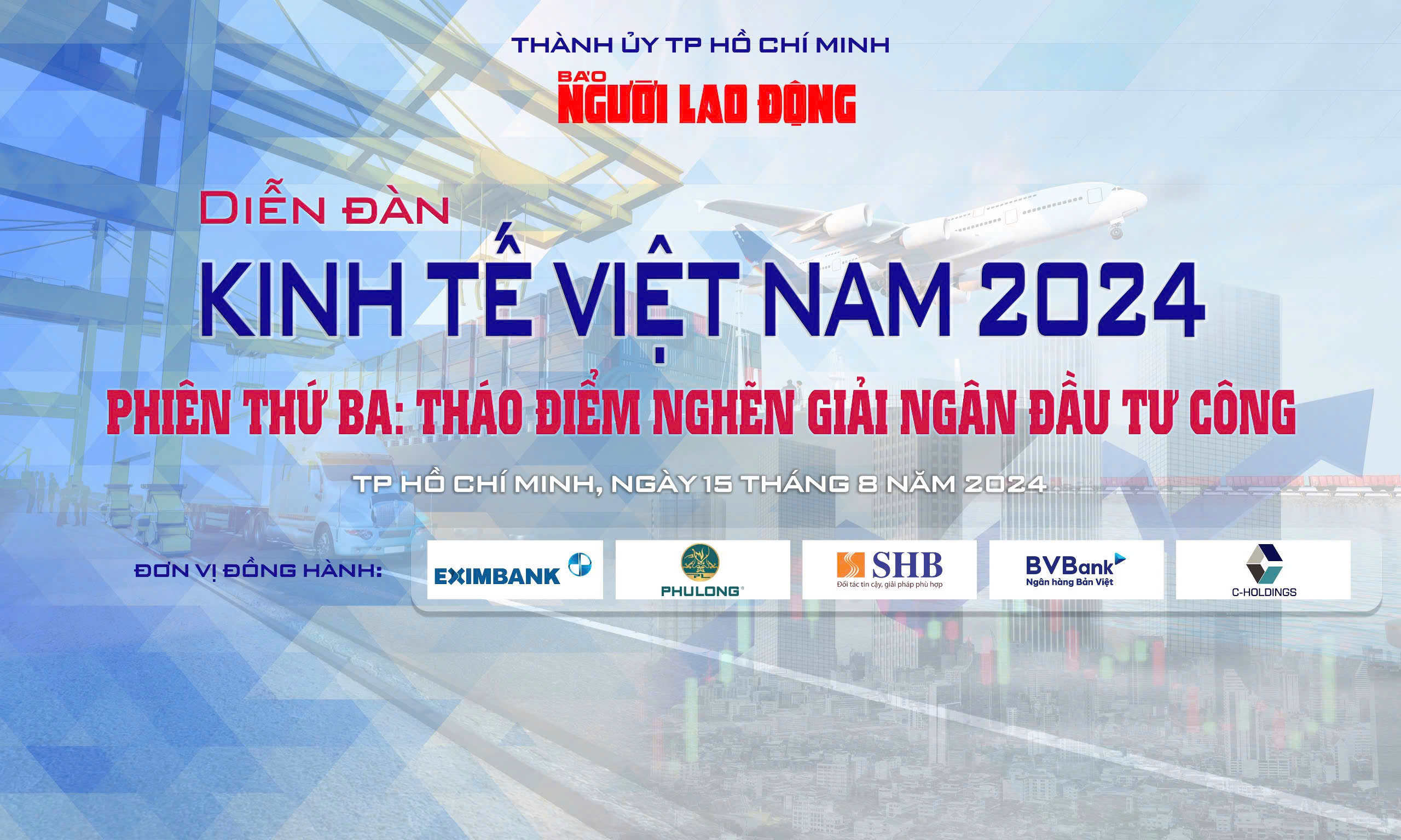 Báo Người Lao Động tổ chức Diễn đàn Kinh tế Việt Nam 2024 về giải ngân đầu tư công- Ảnh 1.