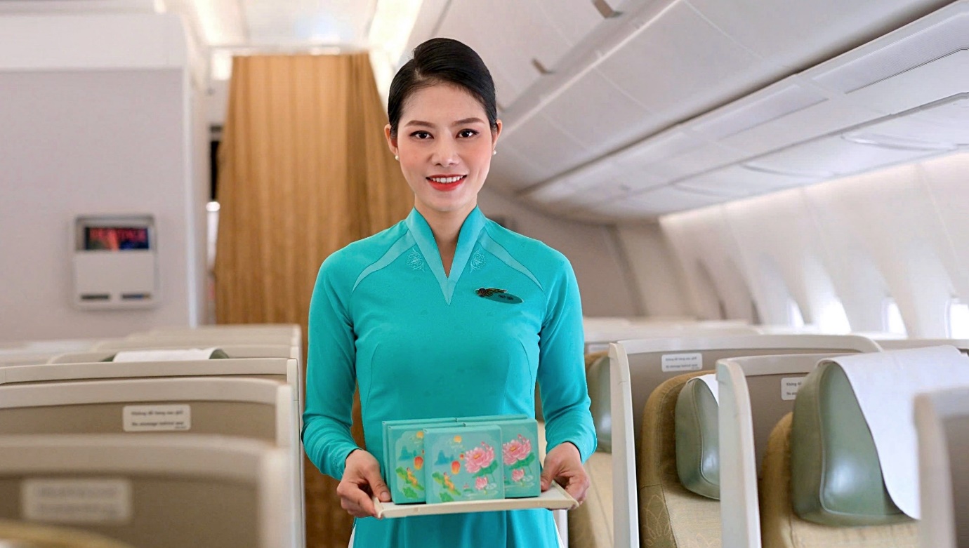 Hương vị Trung thu sớm trên các chuyến bay của Vietnam Airlines- Ảnh 2.