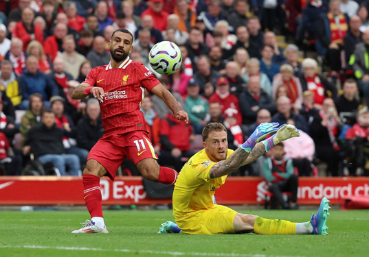 Salah là cầu thủ “khắc tinh” của Man United, đặc biệt chơi rất tốt tại sân Old Trafford Ảnh: REUTERS