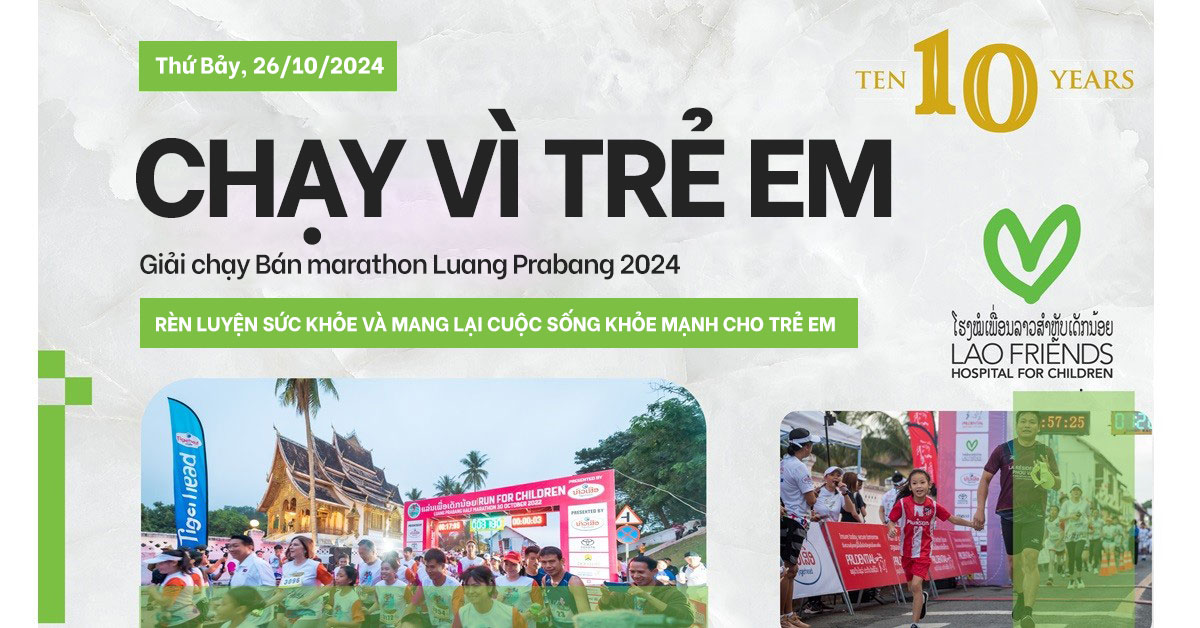 Sắp diễn ra giải "Chạy bán marathon Luang Prabang: Chạy vì trẻ em" lần thứ 10- Ảnh 1.