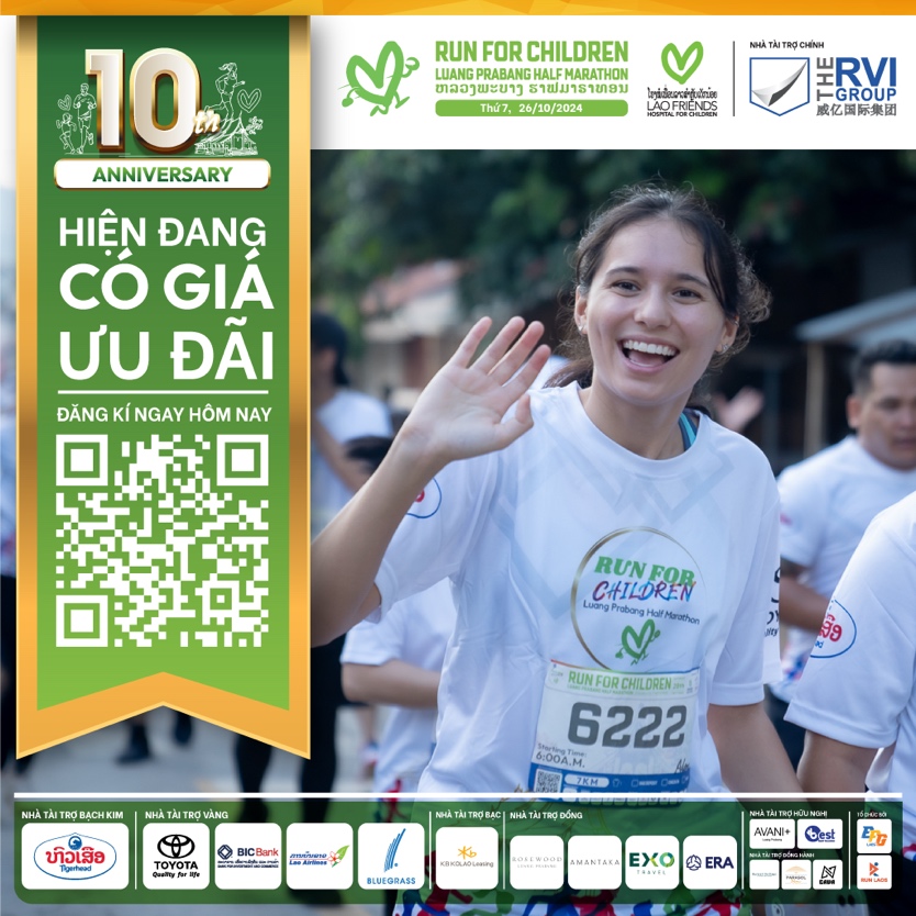 Sắp diễn ra giải "Chạy bán marathon Luang Prabang: Chạy vì trẻ em" lần thứ 10- Ảnh 5.