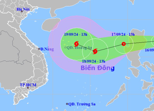 2 kịch bản áp thấp mạnh lên thành bão số 4 ảnh hưởng đến Việt Nam- Ảnh 1.