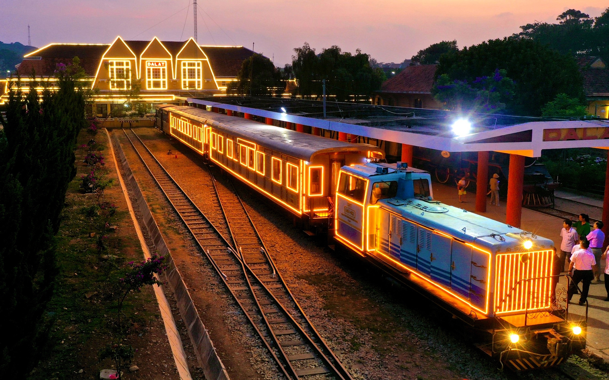 Ga Đ&agrave; Lạt tăng trải nghiệm cho kh&aacute;ch tham quan - Ảnh 2.