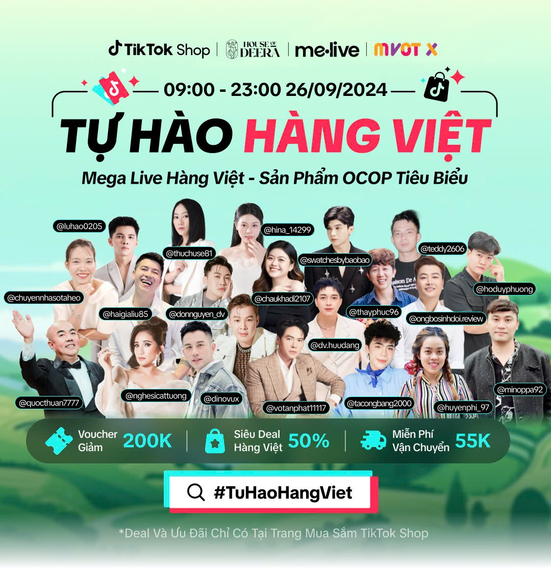 Mega Live “Tự hào hàng Việt”: Sự kiện đột phá hỗ trợ doanh nghiệp Việt Nam