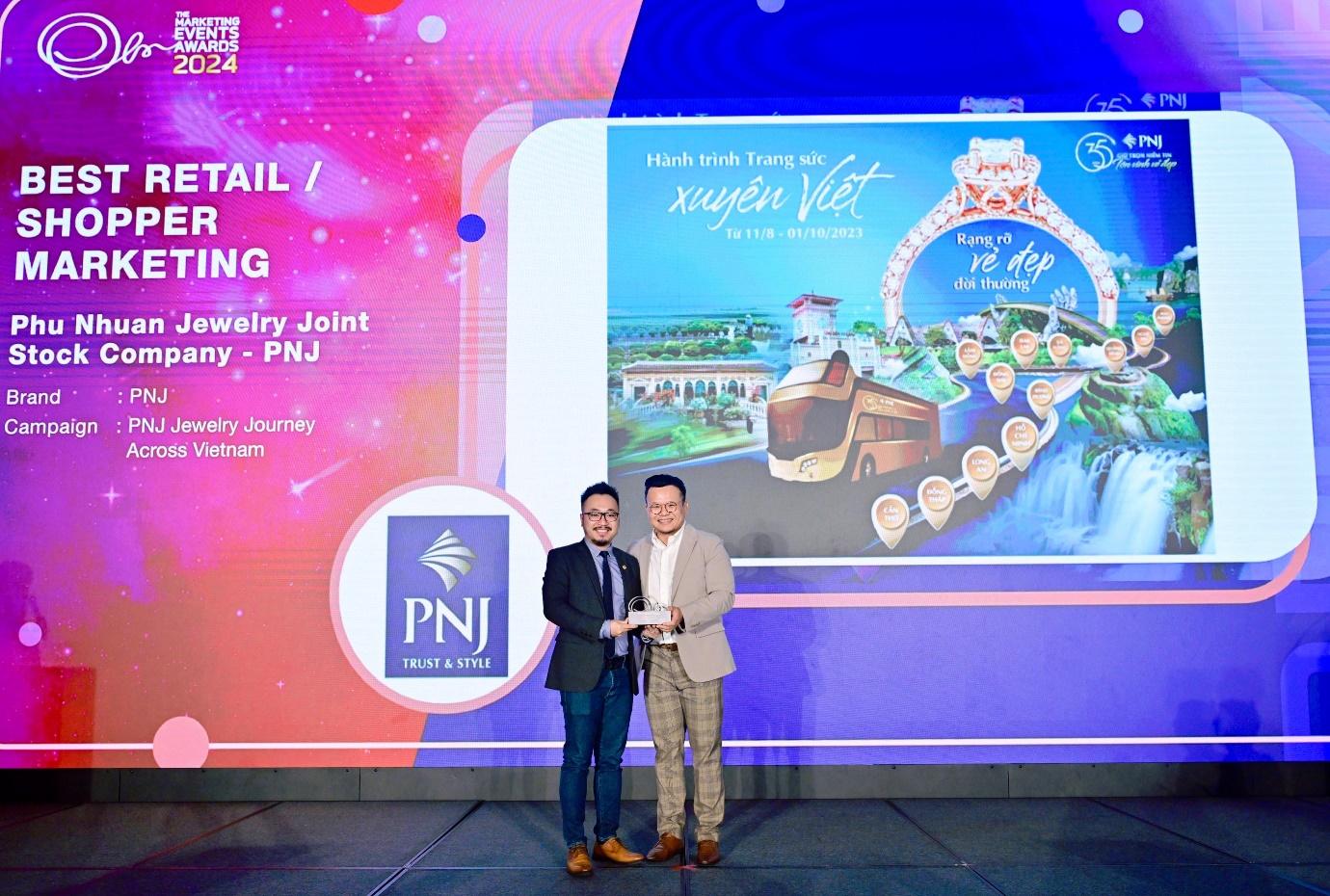 PNJ lần thứ ba liên tiếp nhận giải Marketing Events Awards- Ảnh 1.