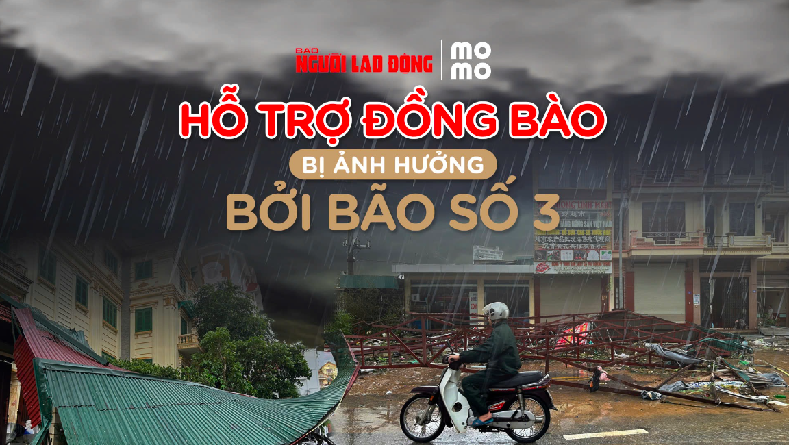 Báo Người Lao Động và MoMo kêu gọi ủng hộ đồng bào bị thiệt hại bởi bão số 3- Ảnh 1.