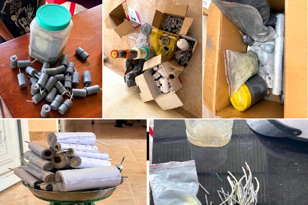 Pháo tự chế phát nổ, nam sinh dập nát 2 bàn tay, mắt bị thương nặng- Ảnh 1. Pháo tự chế phát nổ, nam sinh dập nát 2 bàn tay, mắt bị thương nặng- Ảnh 1.