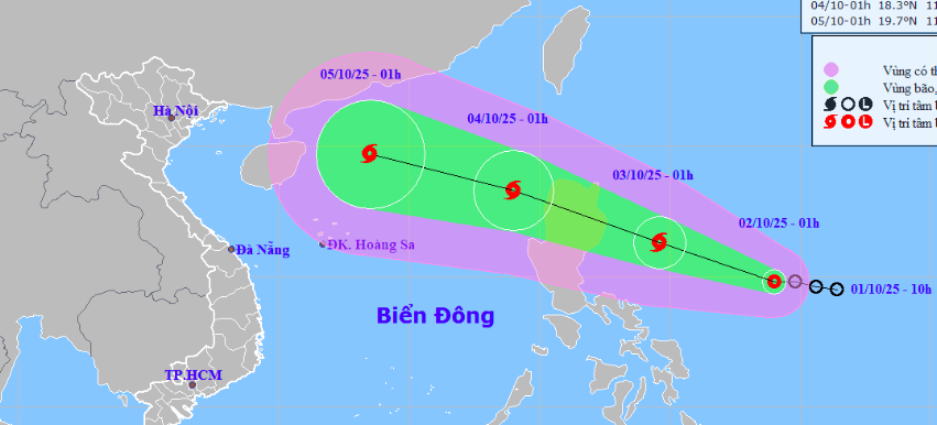 Tin mới về áp thấp nhiệt đới gần Biển Đông - Ảnh 1.
