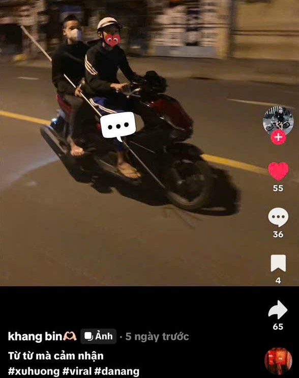 Xử lý nhóm thanh thiếu niên mang hung khí "diễu võ duơng oai" trên phố Đà Nẵng- Ảnh 2.