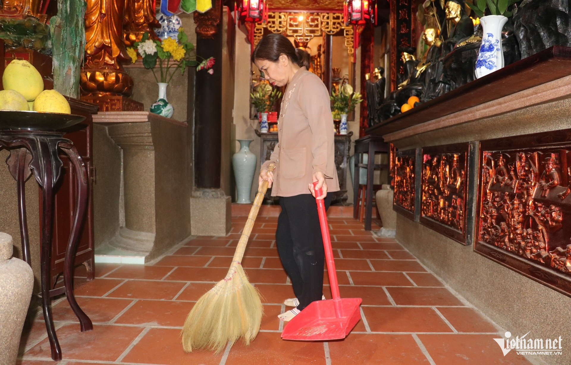 Bên trong chùa Linh Phong nơi kim quan Trưởng lão Hòa Thượng Thích Trí Tịnh nhập tháp - Ảnh 4. Bên trong chùa Linh Phong nơi kim quan Trưởng lão Hòa Thượng Thích Trí Tịnh nhập tháp - Ảnh 4.