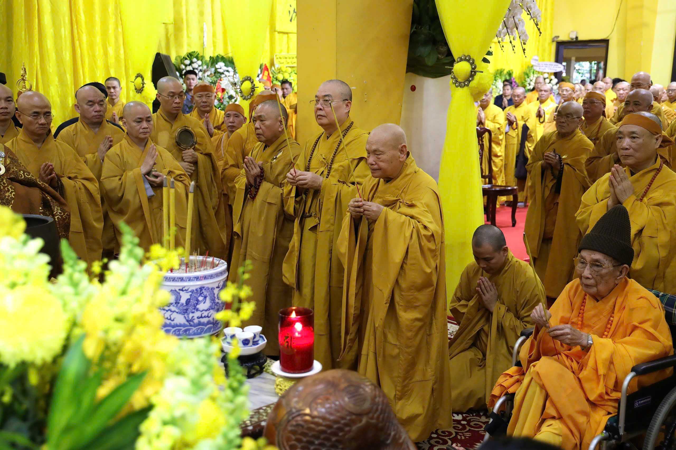 Trang nghiêm lễ truy niệm Trưởng lão Hòa thượng Thích Trí Tịnh - Ảnh 13.