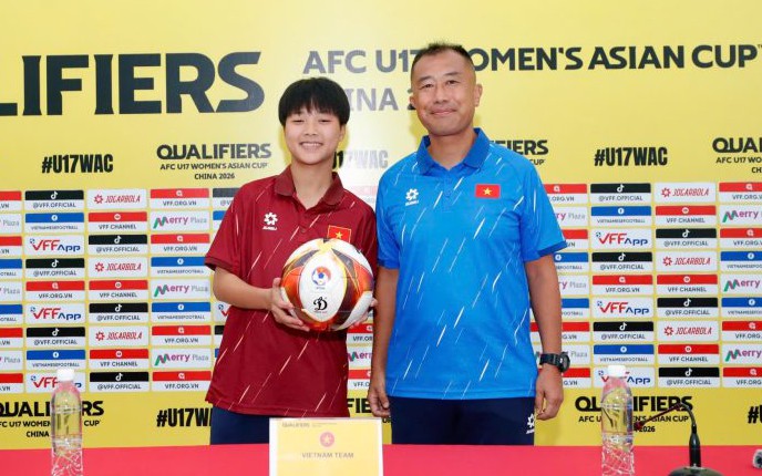 U17 nữ Việt Nam thắng trắng 5 bàn trước Guam tại vòng loại châu Á - Ảnh 3.