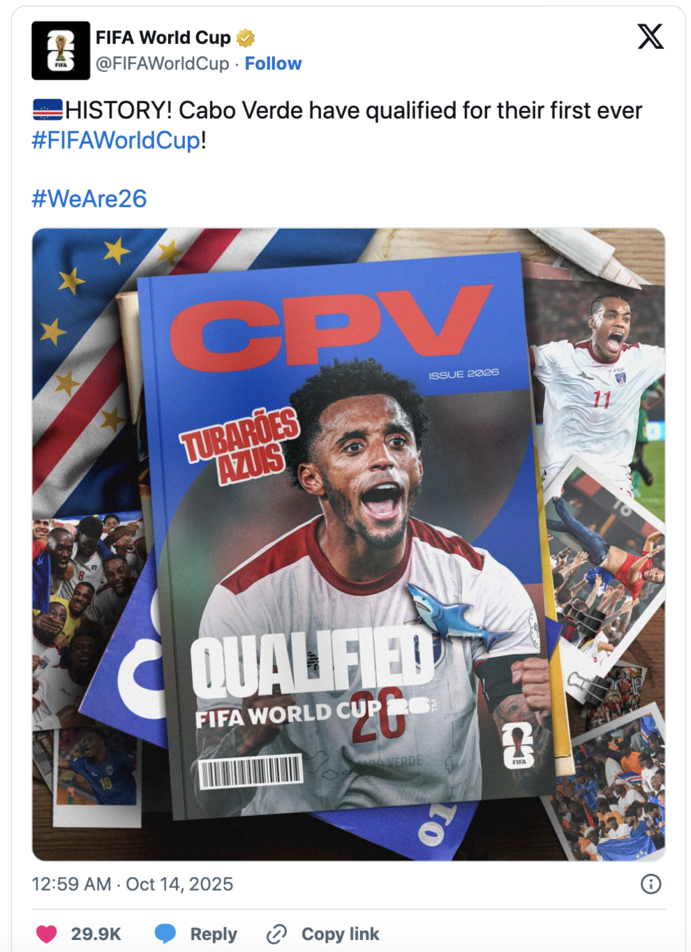 Cape Verde viết nên trang sử mới tại World Cup 2026 - Ảnh 3.