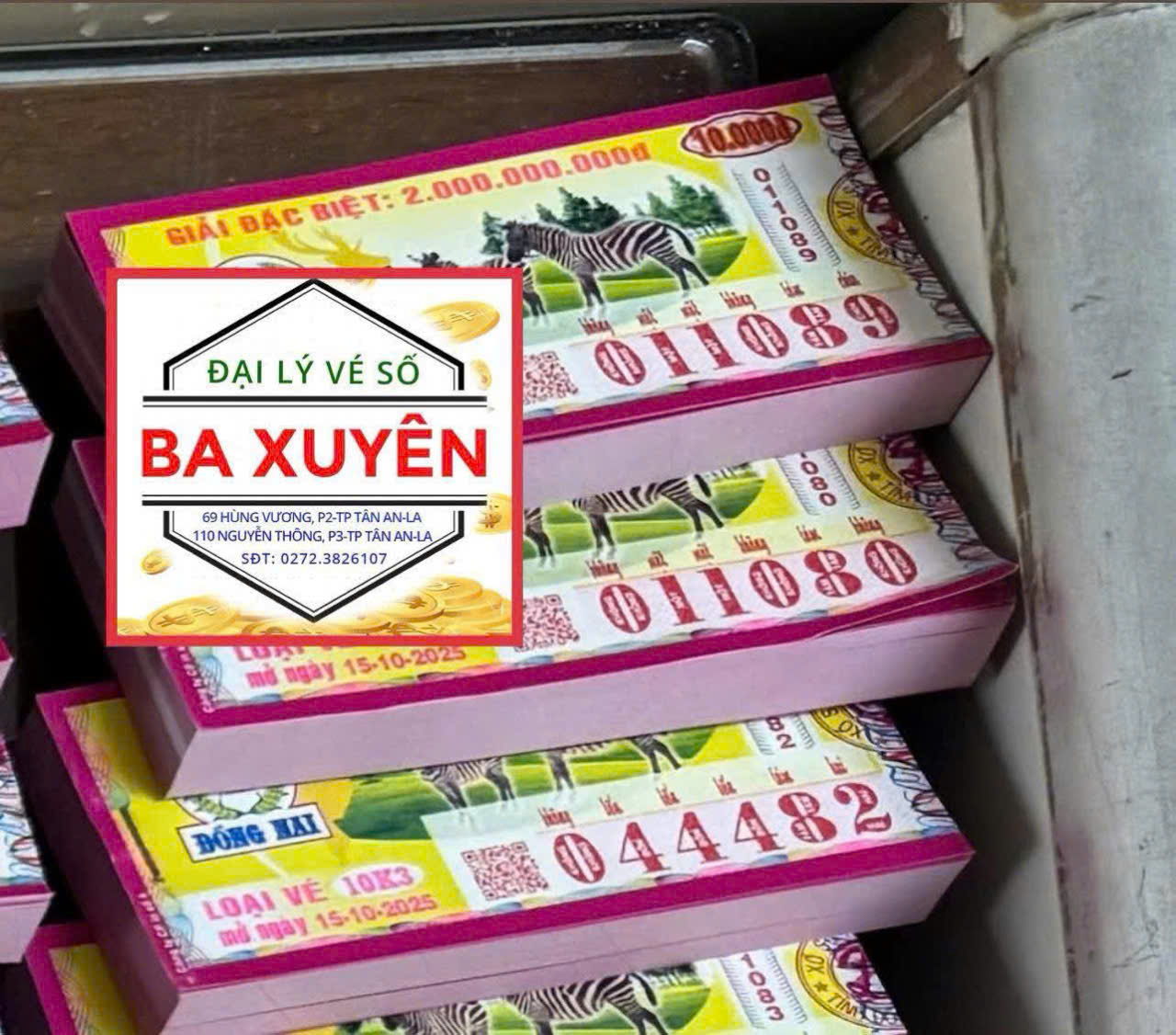 Xổ số miền Nam: 3 Đại lý vé số được nhiều người xin vía may mắn - Ảnh 1. Xổ số miền Nam: 3 Đại lý vé số được nhiều người xin vía may mắn - Ảnh 1.