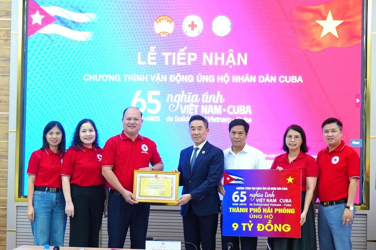 Hải Phòng ủng hộ nhân dân Cuba hơn 11,8 tỷ đồng - Ảnh 1.