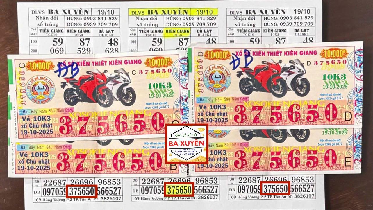 Xổ số miền Nam: Đại lý Ba Xuyên tiếp tục “ nổ ” giải đặc biệt dành cho khách hàng - Ảnh 1. Xổ số miền Nam: Đại lý Ba Xuyên tiếp tục “ nổ ” giải đặc biệt dành cho khách hàng - Ảnh 1.