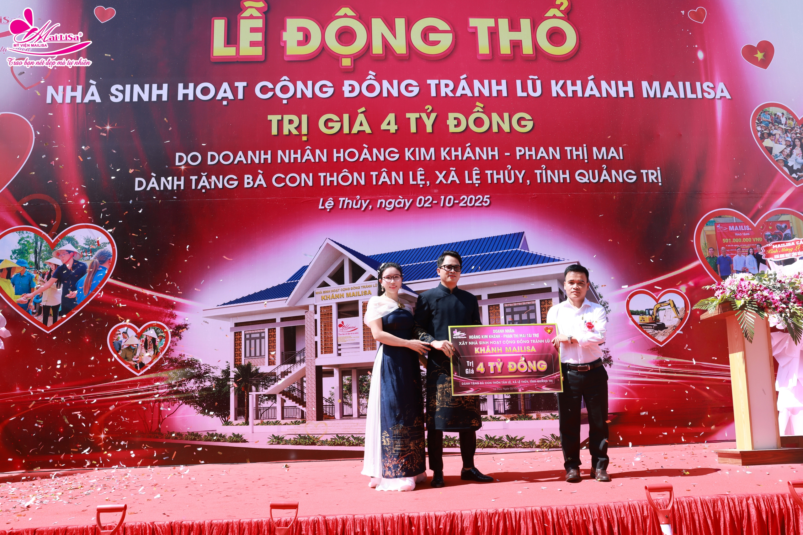 Mailisa tài trợ xây nhà tránh bão, lũ cho cộng đồng ở Quảng Trị- Ảnh 1.