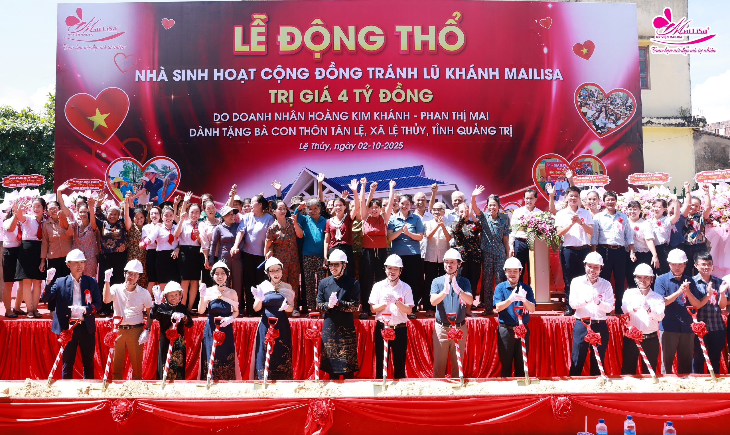 Mailisa tài trợ xây nhà tránh bão, lũ cho cộng đồng ở Quảng Trị- Ảnh 2.