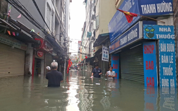 Chống ngập lụt cho thủ đô