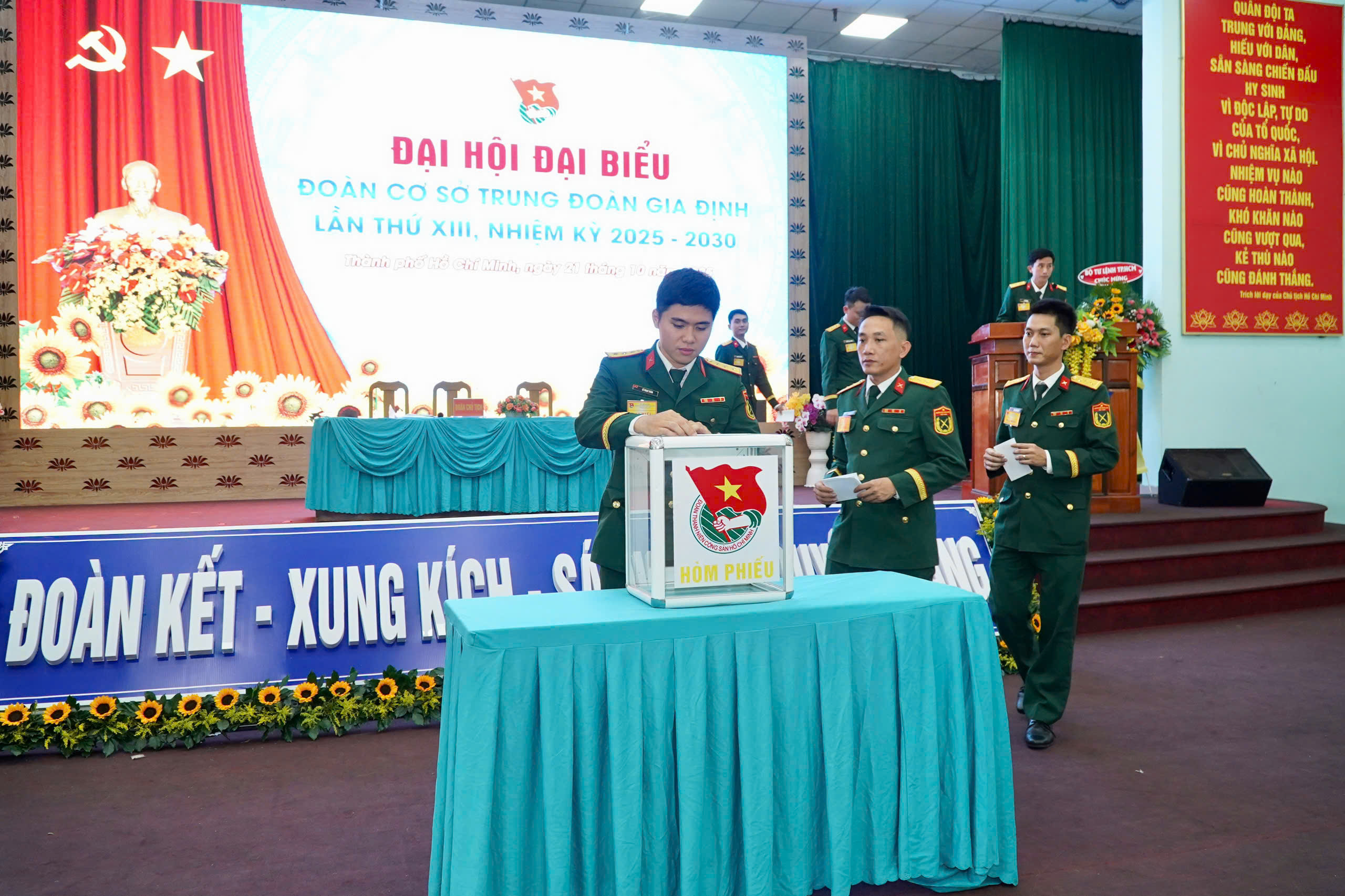 Đoàn cơ sở Trung đoàn Gia Định tổ chức Đại hội Đại biểu nhiệm kỳ 2025-2030 - Ảnh 6.