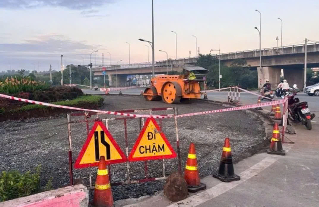 Từ hôm nay, người dân lưu thông qua vòng xoay Mỹ Thuỷ, TP HCM cần lưu ý - Ảnh 1.