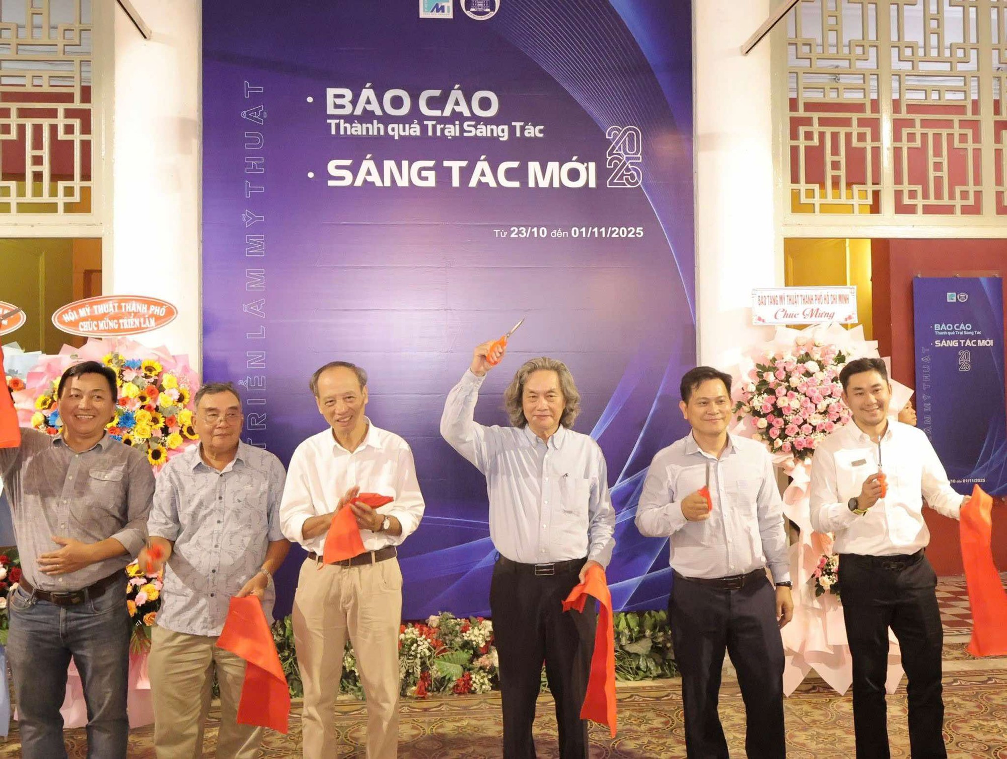Hào hứng với triển lãm mỹ thuật "Báo cáo thành quả Trại Sáng Tác" và "Sáng tác mới" năm 2025 - Ảnh 1.