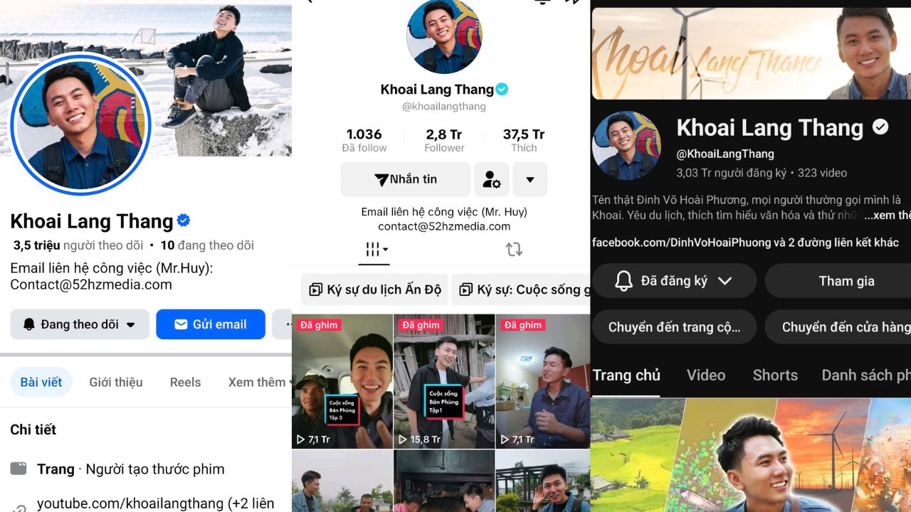 Youtuber Khoai Lang Thang đau đầu vì bị sử dụng hình ảnh đi lừa đảo - Ảnh 2.