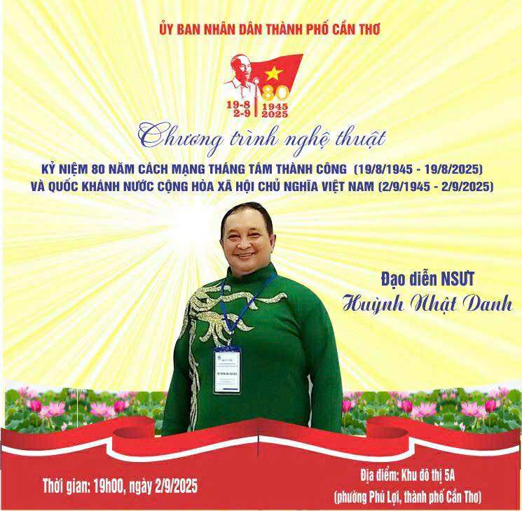 NSƯT Huỳnh Nhật Danh – Đạo diễn của những lễ hội sông nước - Ảnh 2.