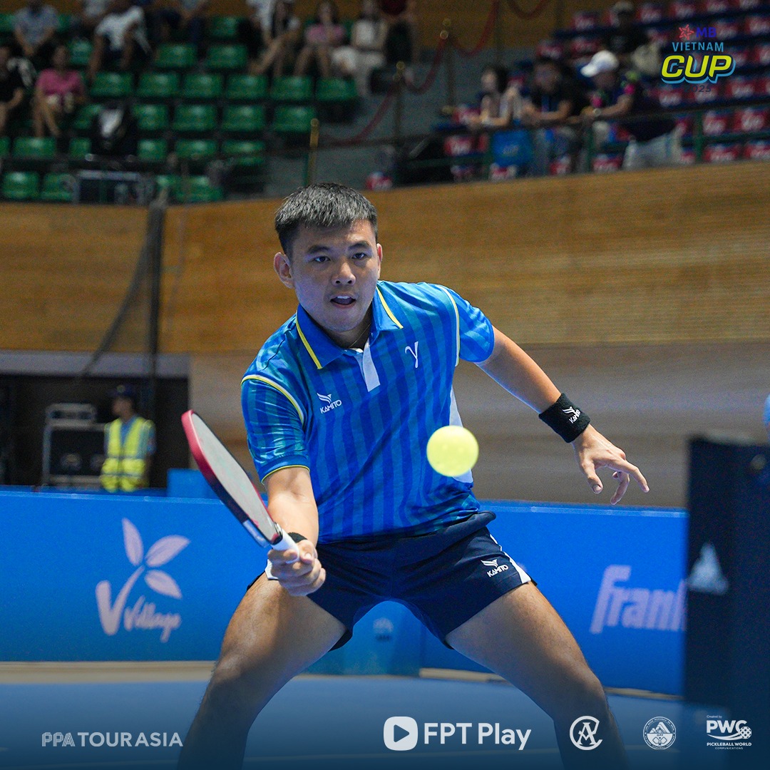 Vinh Hiển loại Lý Hoàng Nam, chung kết Pickleball Vietnam Cup thành "chuyện riêng" chủ nhà- Ảnh 1. Vinh Hiển loại Lý Hoàng Nam, chung kết Pickleball Vietnam Cup thành "chuyện riêng" chủ nhà- Ảnh 1.
