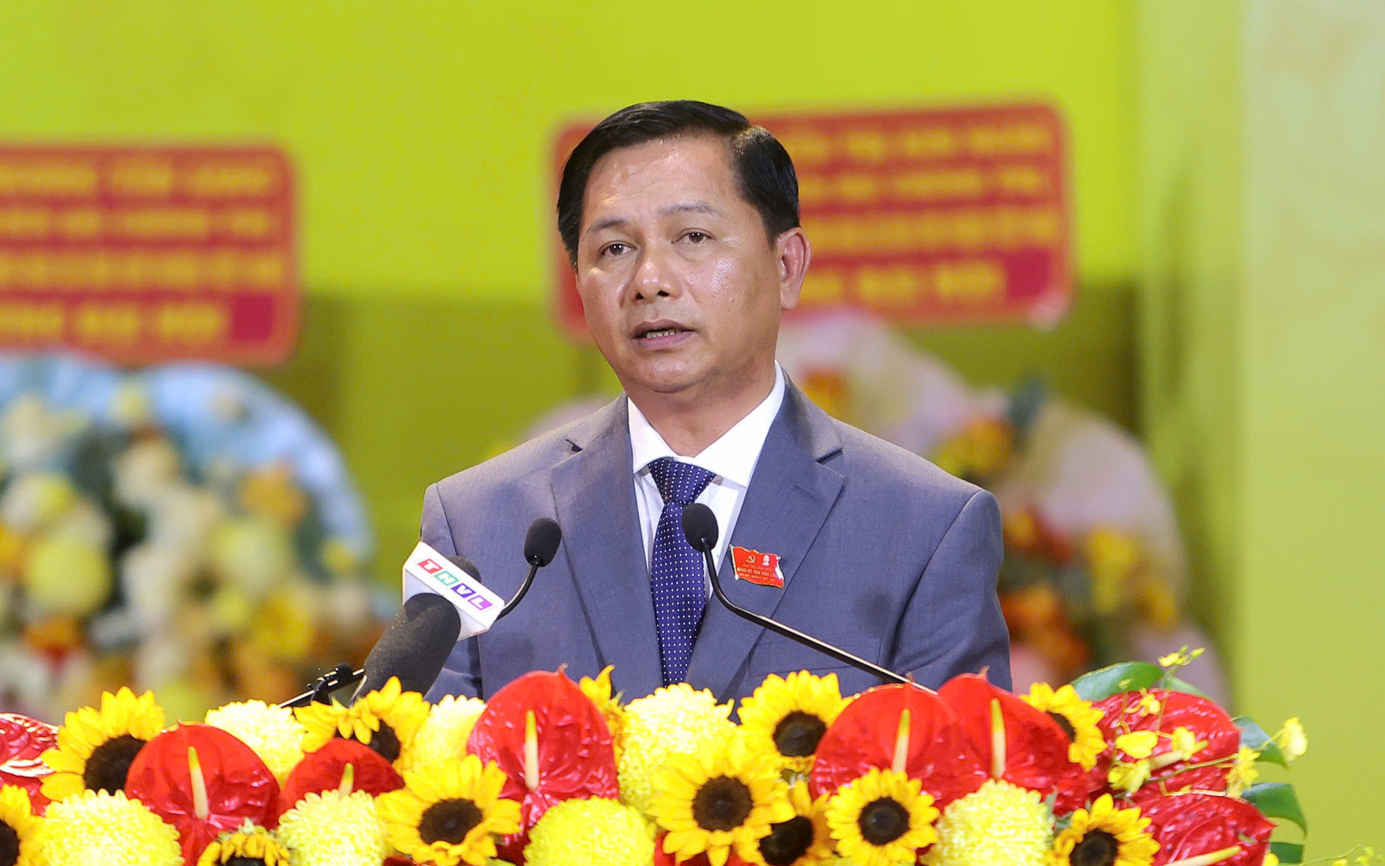 Đại hội Đại biểu Đảng bộ tỉnh Tây Ninh không nhận hoa chúc mừng - Ảnh 2.