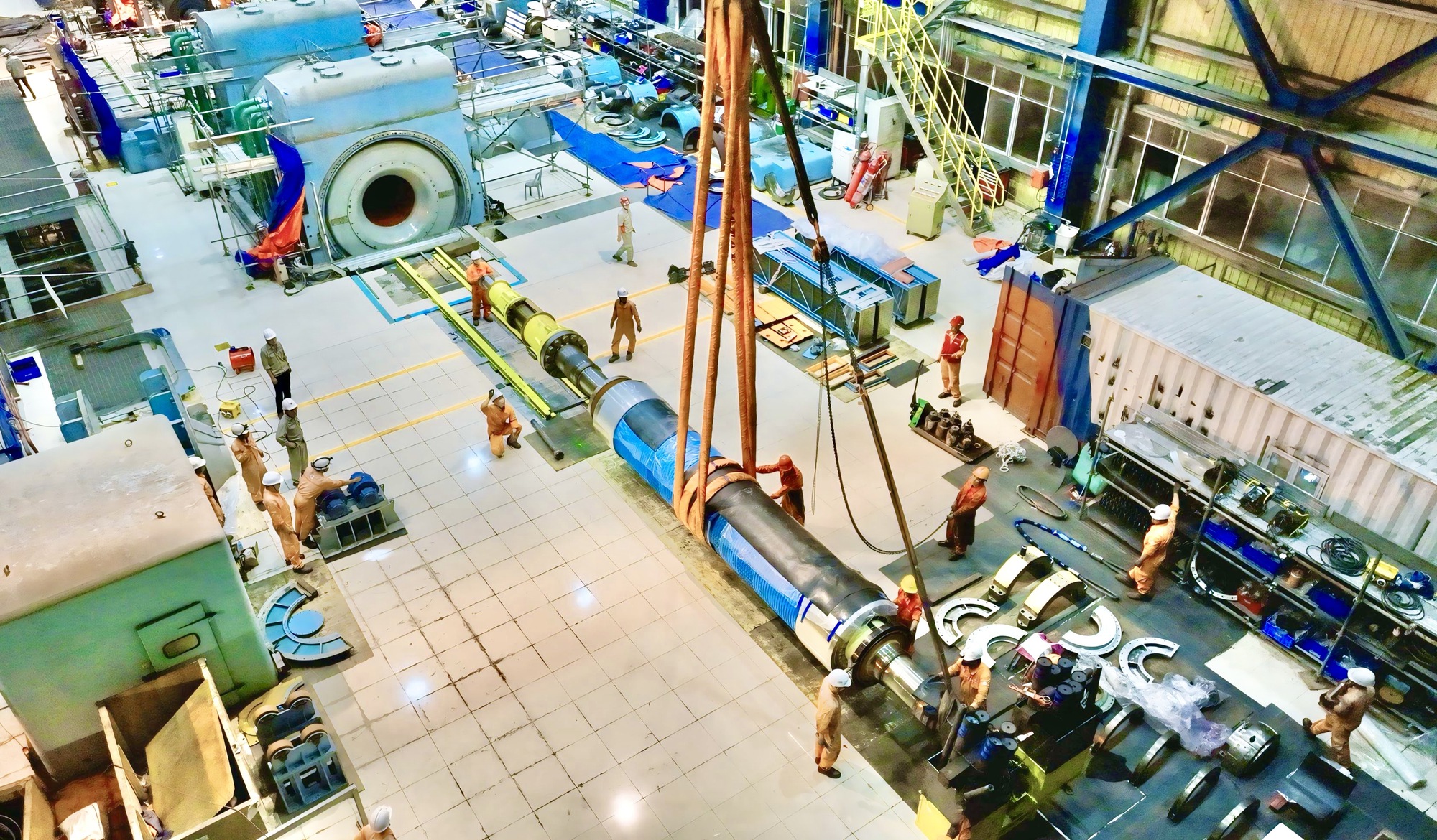 EPS triển khai dịch vụ sửa chữa đại tu lần đầu tổ máy S1 NMĐ Thăng Long- Ảnh 1.