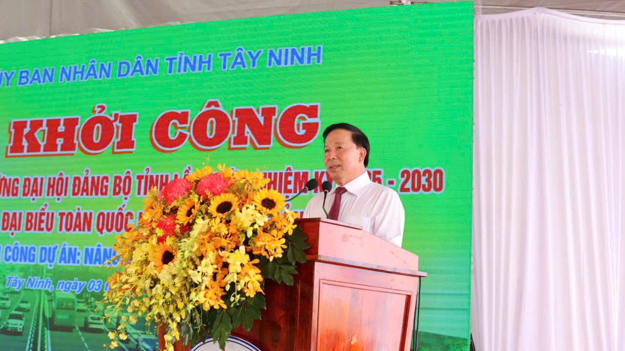 Tây Ninh khởi công dự án đường tỉnh hơn 1.850 tỉ đồng kết nối TP HCM- Ảnh 3.