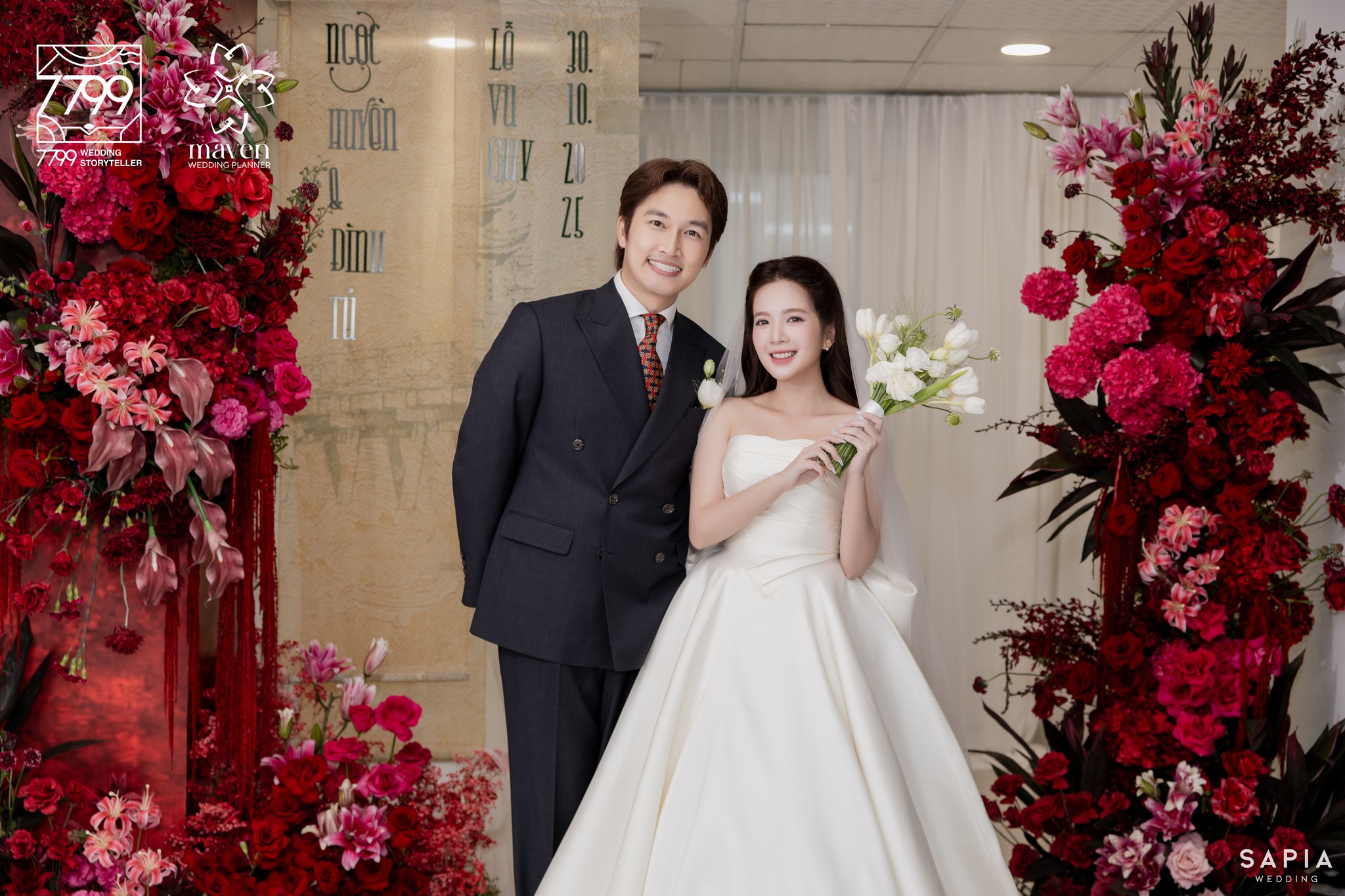 Lễ vu quy của cặp đôi giờ vàng phim Việt Đình Tú - Ngọc Huyền - Ảnh 2.