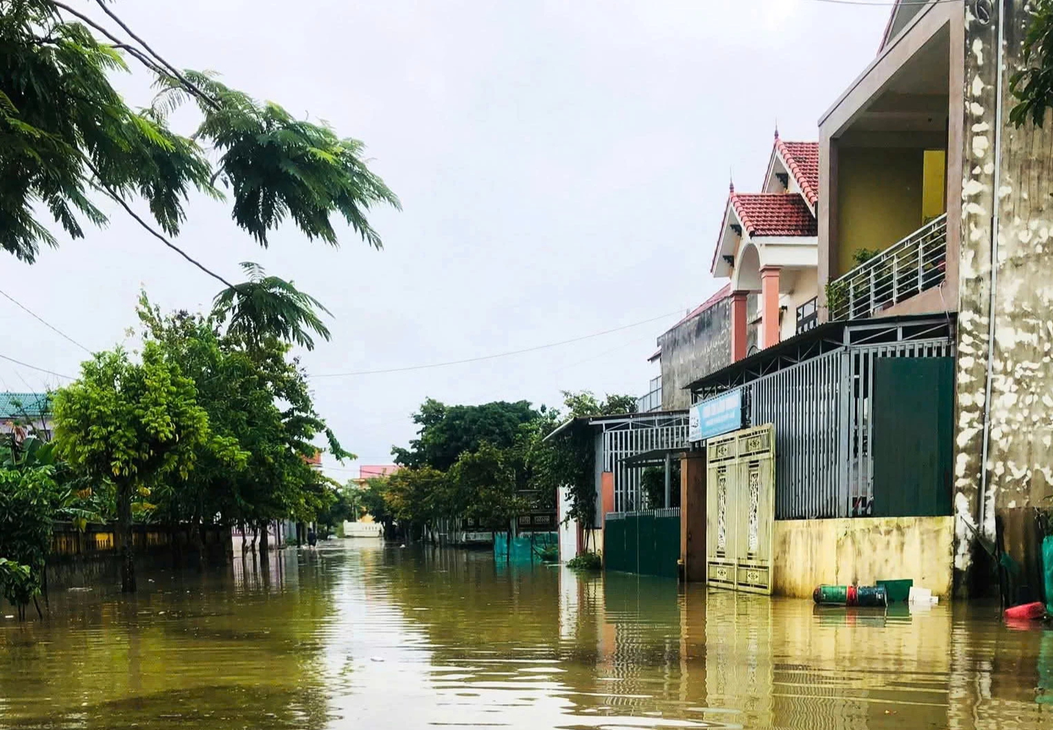 Mưa lũ gây ngập hàng chục nhà dân ở Lệ Thủy - Ảnh 2.
