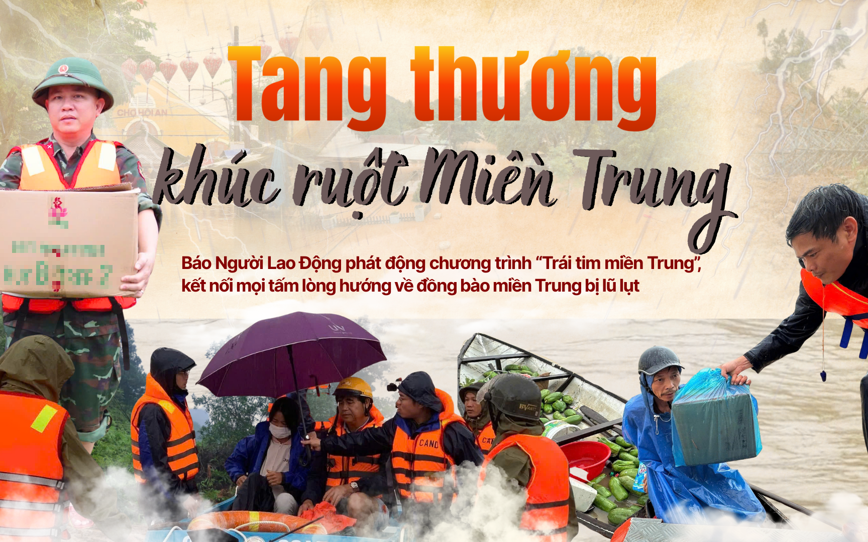 Chương trình "Trái tim miền Trung": Quà cứu trợ từ Báo Người Lao Động đến đúng lúc bà con cần nhất ! - Ảnh 8.