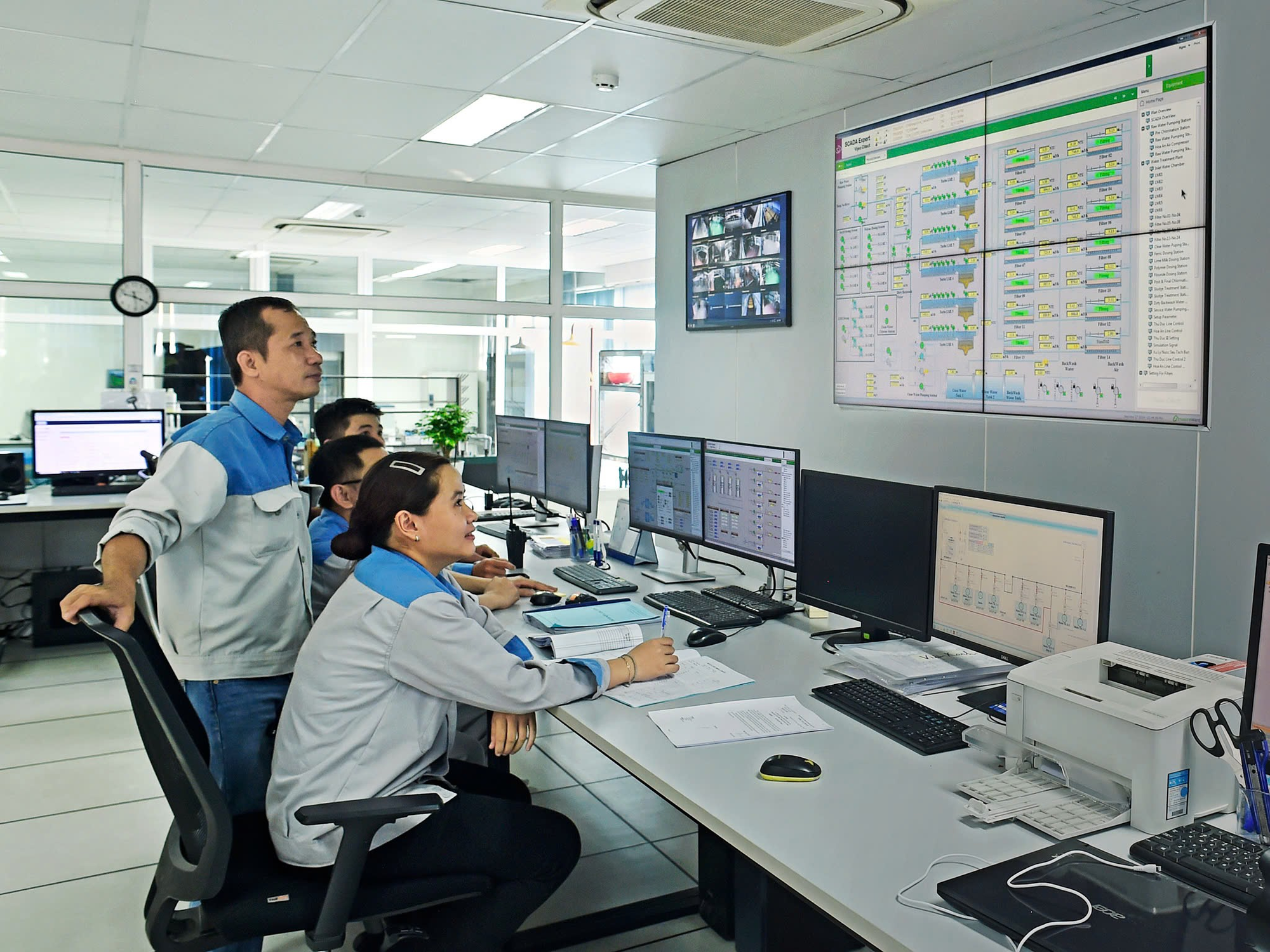 Ứng dụng công nghệ hiện đại trong vận hành nhà máy nước - Ảnh 1.